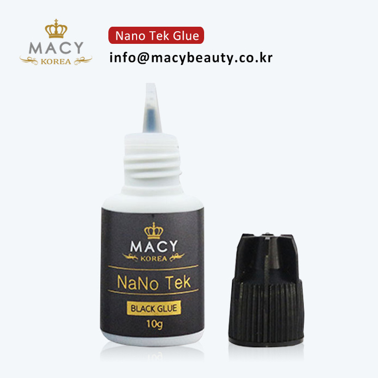 Macy eyelash Hot selling lash glue NANO TEK 0.5 sec Fast drying professional lash extension glue