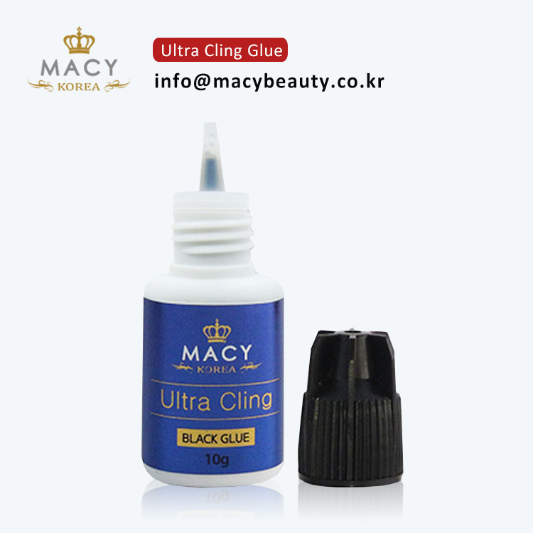 MACY BEAUTY ULTRA CLING GLUE 1 sec fast drying 4~5 weeks lasting super bonding eyelash black adhesive