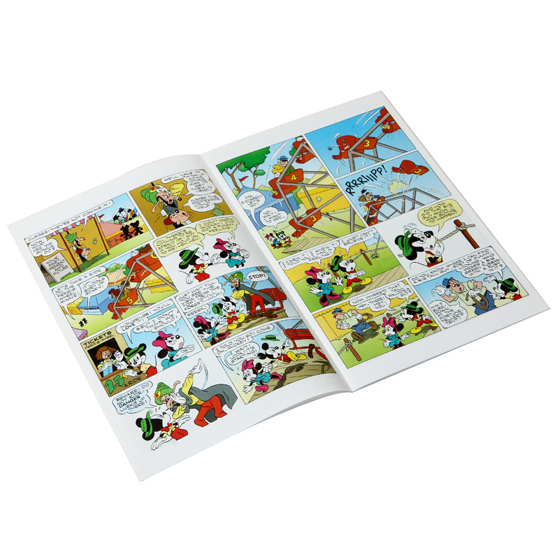 Factory Direct storybook children's softcover book printing comic book printing