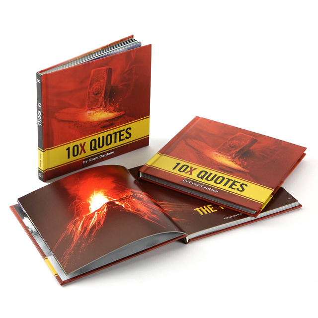 Full color photo book hard cover book printing service