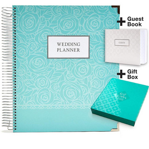 Custom wedding planner organizer guestbook/notebook printing