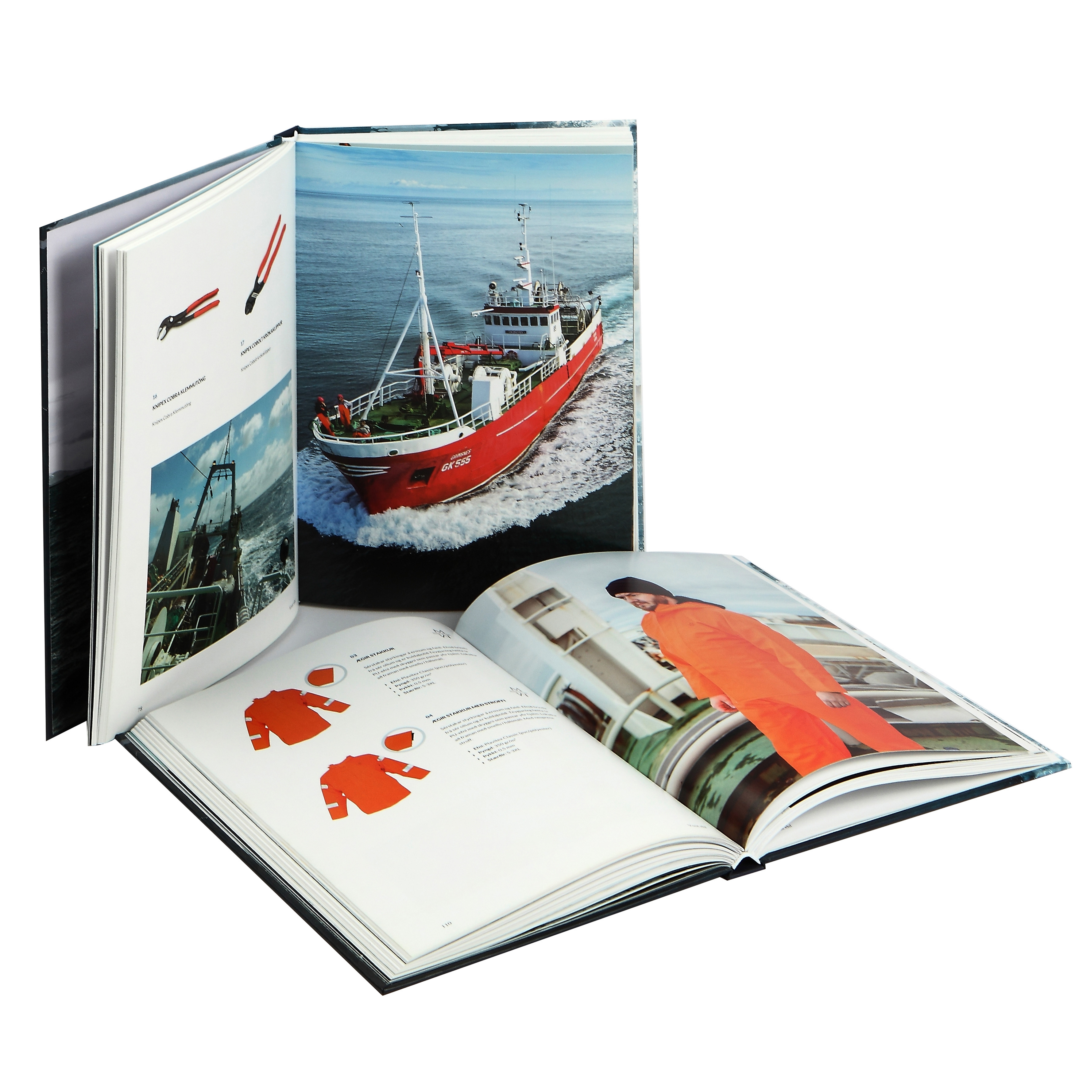 Custom Size Hard Cover Books Printing Service Coated Paper Hardcover Catalog Book Print