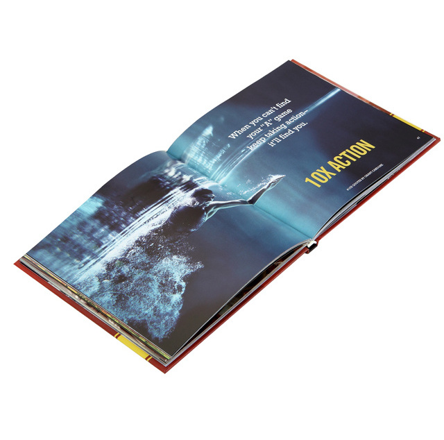 Full color photo book hard cover book printing service