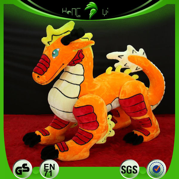 Latest PVC Inflatable Chinese Dragon With Furry Skin Hongyi Toys