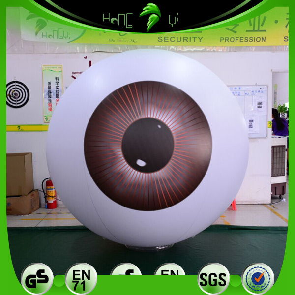 Concert Decoration Inflatable Eyeball, Giant Vivid Eye Printing Shape Balloon For Sale