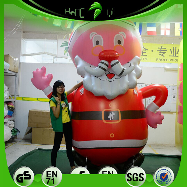 Outdoor Christmas Giant Inflatable Santa Claus Model Balloons Custom Inflation Santa Model Decoration Balloons