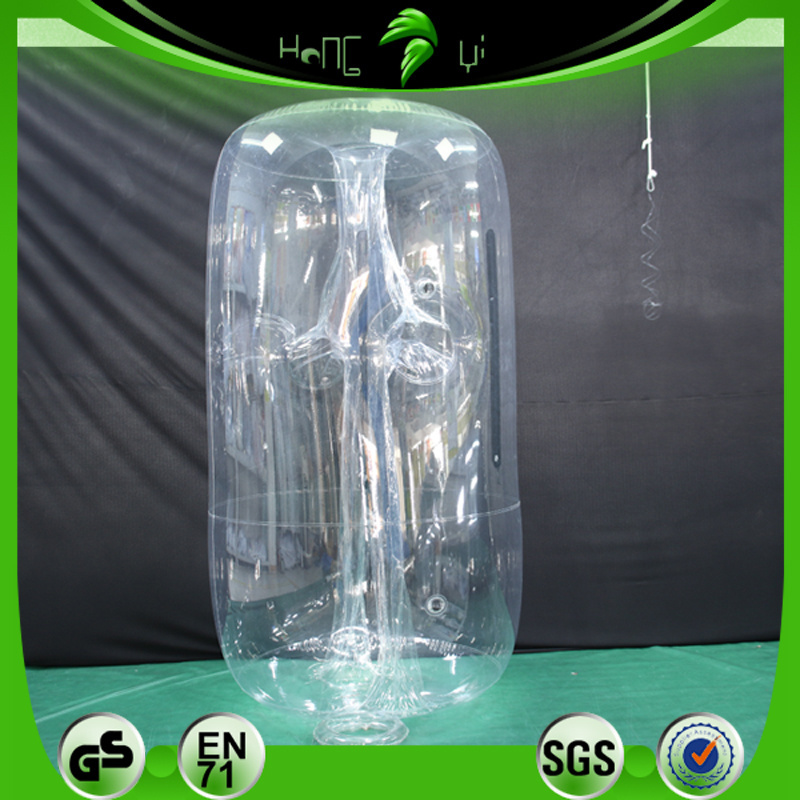 Hongyi Custom Inflatable Tube Suit  PVC Inflatable Costume Inflatable Transparent Tube