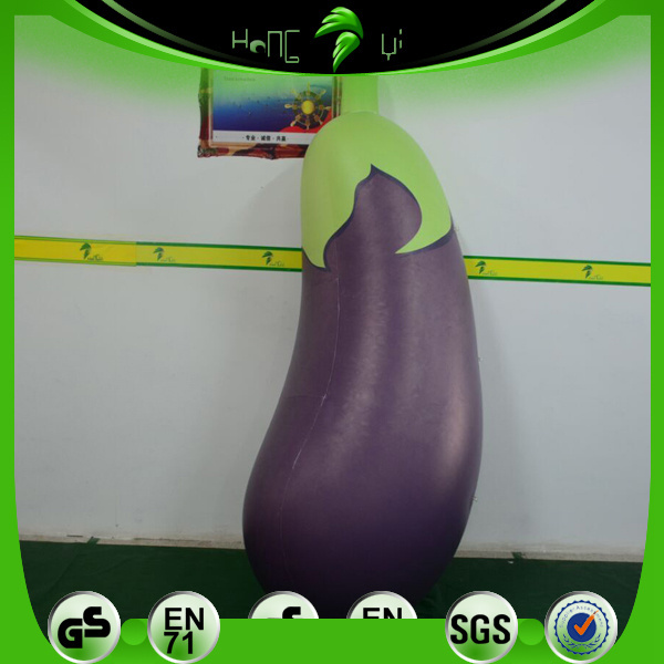 Custom PVC Inflatable Eggplant, Custom Vegetables Model