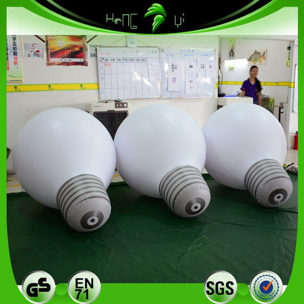 Giant inflatable light bulb balloon for advertising / Inflatable PVC Light Bulb Led Balloon With Led Light