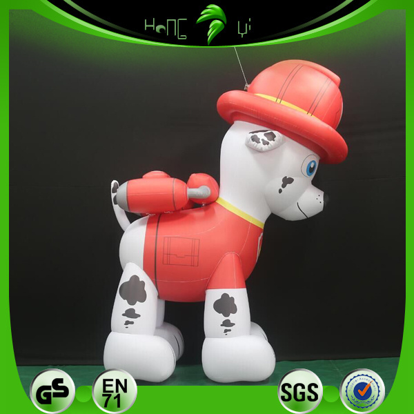 Hongyi Toy Inflatable Cartoon Dog Model Balloon Custom Inflatable Dog Marshall Model Balloon