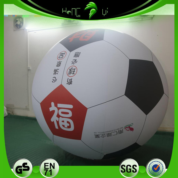 Outdoor Custom Logo Airtight Inflatable Football Giant Inflatable Soccer Balloon For Promotion