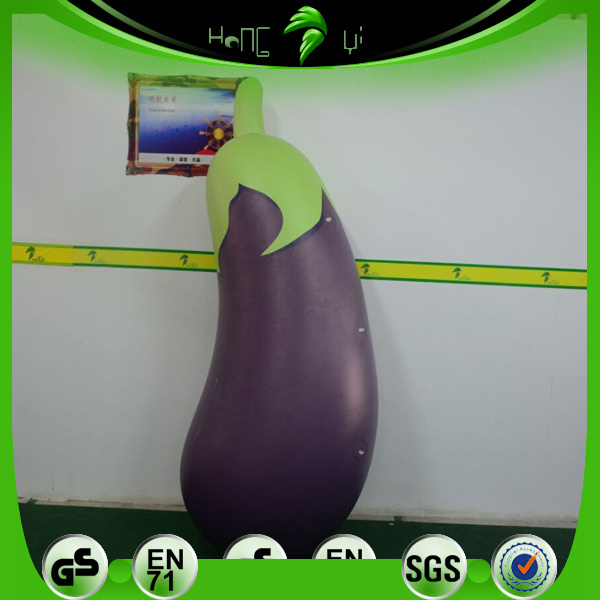 Custom PVC Inflatable Eggplant, Custom Vegetables Model