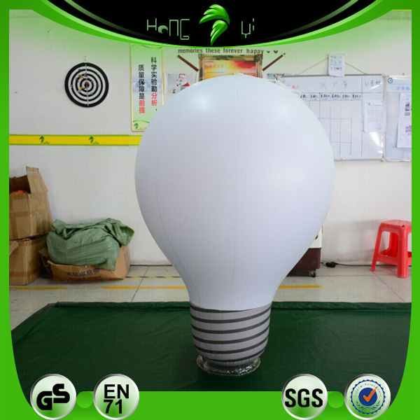 Giant inflatable light bulb balloon for advertising / Inflatable PVC Light Bulb Led Balloon With Led Light