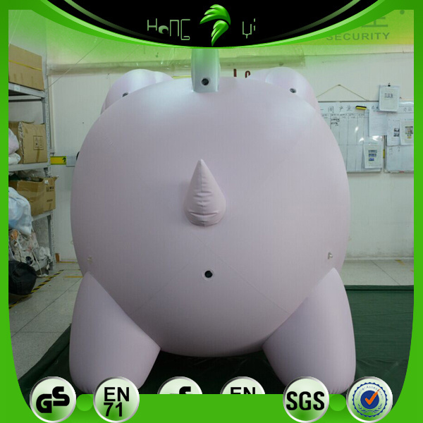 Hongyi Inflatable Pink Piggy Model Balloon Customized Inflatable Giant PVC Pig Model For Sales