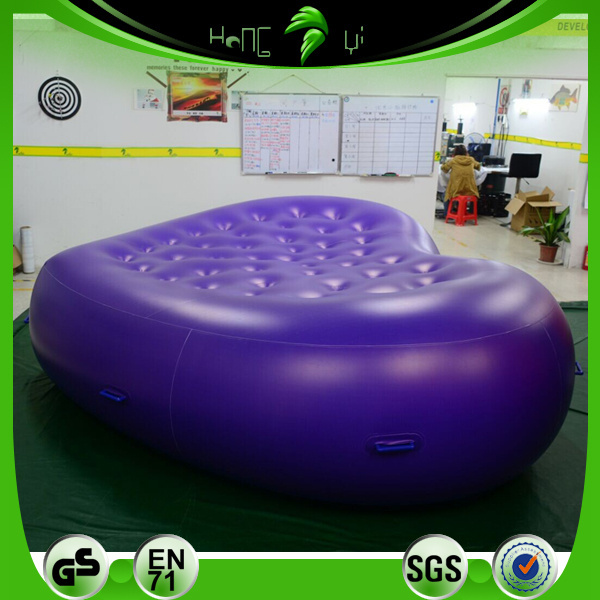 Inflatable Heart-shaped Bed Girl Large Shape Sofa on Sale