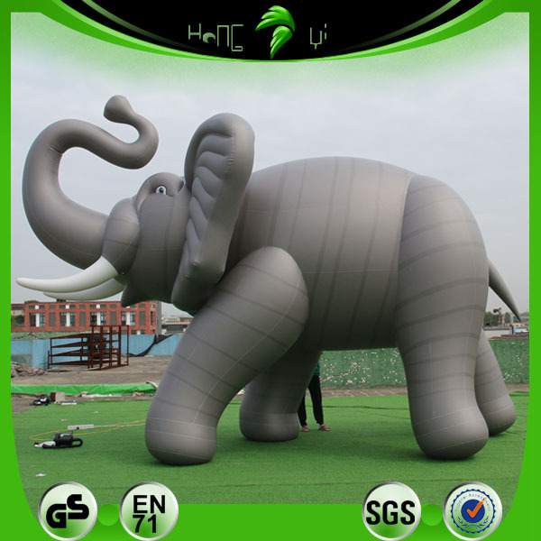 Outdoor Giant Inflatable Advertising Elephant Animal Balloon Customized PVC Inflatable Elephant