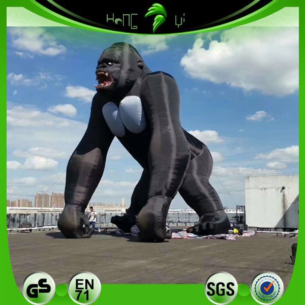 hongyi toys customized inflatable animal sexy gorilla giant  animal model for sale