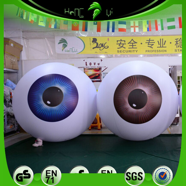 Concert Decoration Inflatable Eyeball, Giant Vivid Eye Printing Shape Balloon For Sale