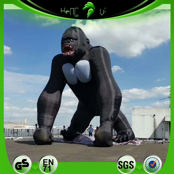 hongyi toys customized inflatable animal sexy gorilla giant  animal model for sale