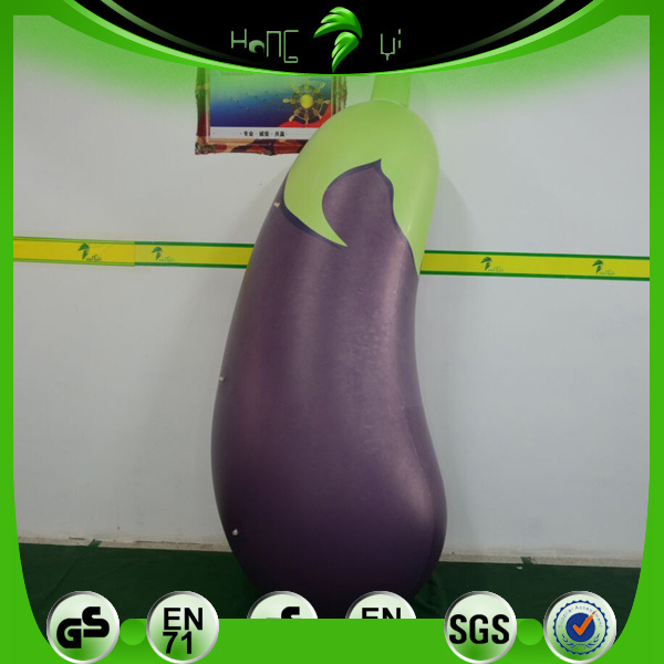 Custom PVC Inflatable Eggplant, Custom Vegetables Model