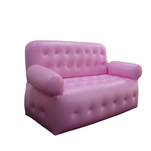 PVC Inflatable Pink Sofa Balloons Hongyi Toy Customized Colorful Sofa Chair Balloons