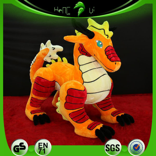 Latest PVC Inflatable Chinese Dragon With Furry Skin Hongyi Toys