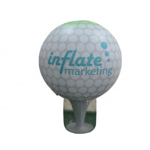 Customized Brand Giant Inflatable Golf Ball Decoration Hongyi Toy Advertising Inflatable Balloons Model For Sales