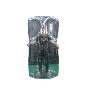 Hongyi Custom Inflatable Tube Suit  PVC Inflatable Costume Inflatable Transparent Tube