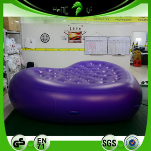 Inflatable Heart-shaped Bed Girl Large Shape Sofa on Sale