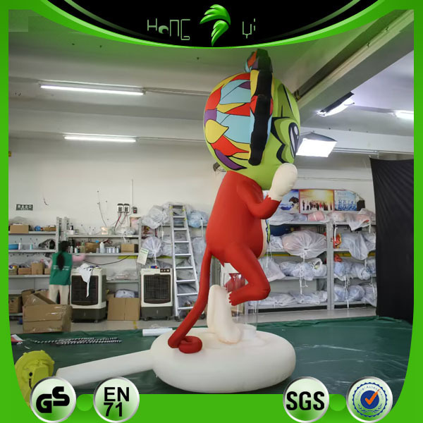 Cold Air Inflatable Alien Custom Inflatable Model for Space Theme Decoration