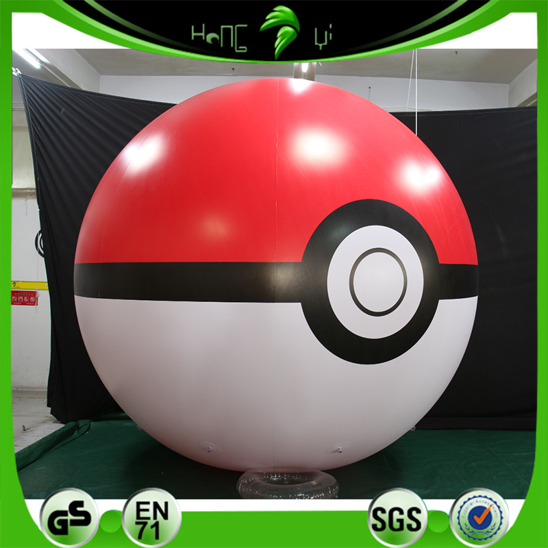 Hongyi Custom Inflatable Balloon for Parade Large Helium Inflatable Poke Ball