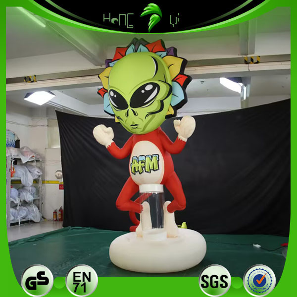 Cold Air Inflatable Alien Custom Inflatable Model for Space Theme Decoration