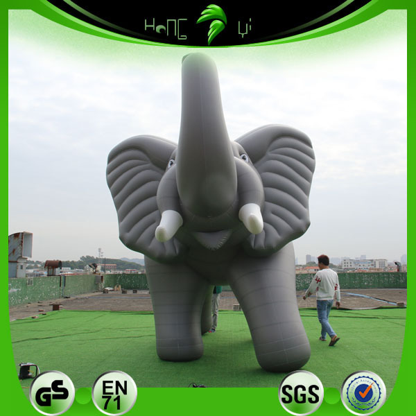 Outdoor Giant Inflatable Advertising Elephant Animal Balloon Customized PVC Inflatable Elephant