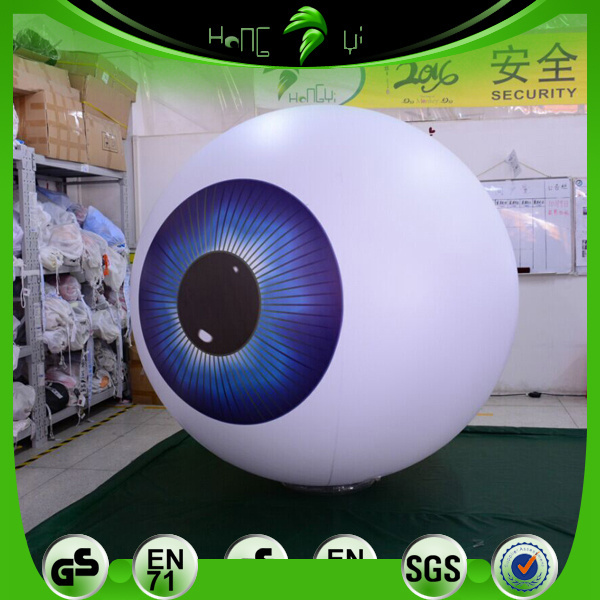 Concert Decoration Inflatable Eyeball, Giant Vivid Eye Printing Shape Balloon For Sale