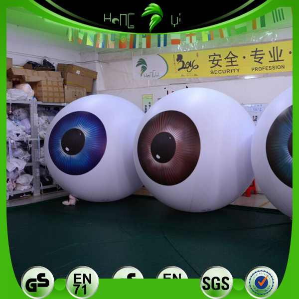 Concert Decoration Inflatable Eyeball, Giant Vivid Eye Printing Shape Balloon For Sale