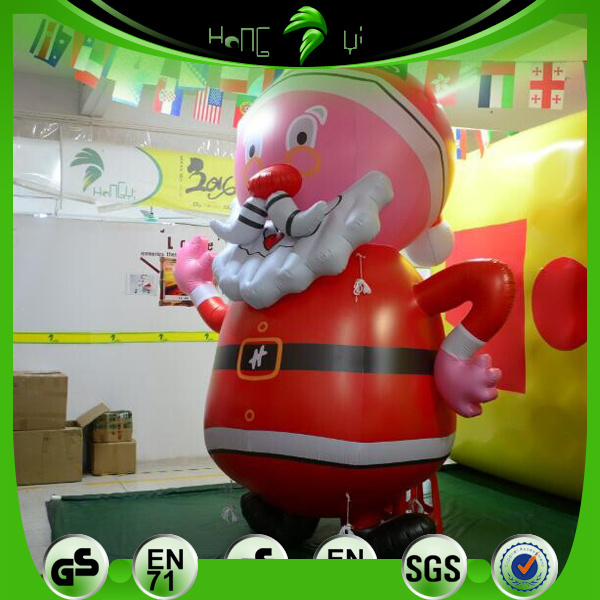 Outdoor Christmas Giant Inflatable Santa Claus Model Balloons Custom Inflation Santa Model Decoration Balloons