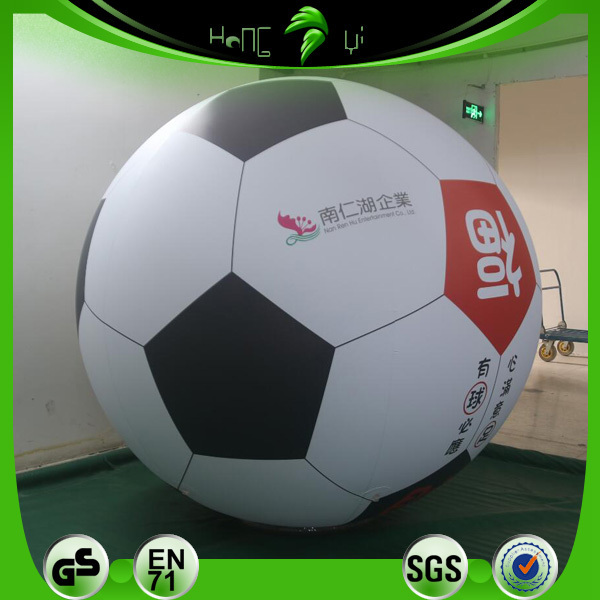 Outdoor Custom Logo Airtight Inflatable Football Giant Inflatable Soccer Balloon For Promotion