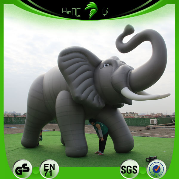 Outdoor Giant Inflatable Advertising Elephant Animal Balloon Customized PVC Inflatable Elephant