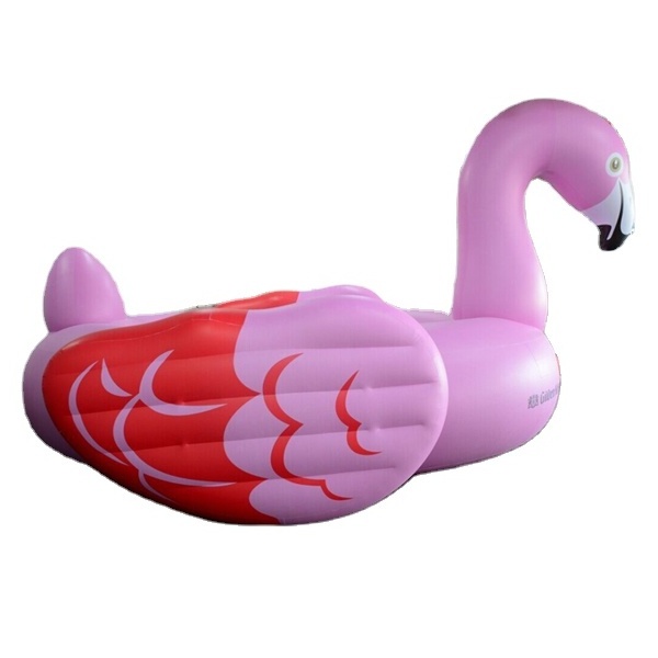 Hongyi Toy Giant Inflatable Animal Balloon Floating On The Water Custom Inflatable Flamingo Shape Balloon Swimming Pool Toy