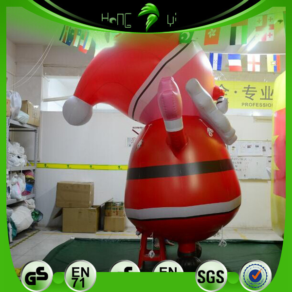 Outdoor Christmas Giant Inflatable Santa Claus Model Balloons Custom Inflation Santa Model Decoration Balloons