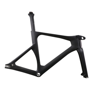 2020 Wholesale Carbon 700C Track Bike Frame UD Matte BSA BB Single speed bicycle frames