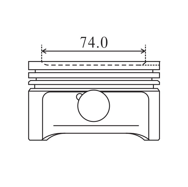 M112 Engine piston 6/8cyl  89.9mm 8717951100 93613700 8717950000 94362601 92241601 94549601 94420600 0014100 94301600 0011400