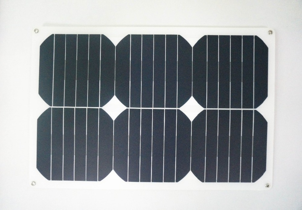 High efficiency 420mm*280mm 19.8 volt 20 watt sunpower semi-flexible solar panel