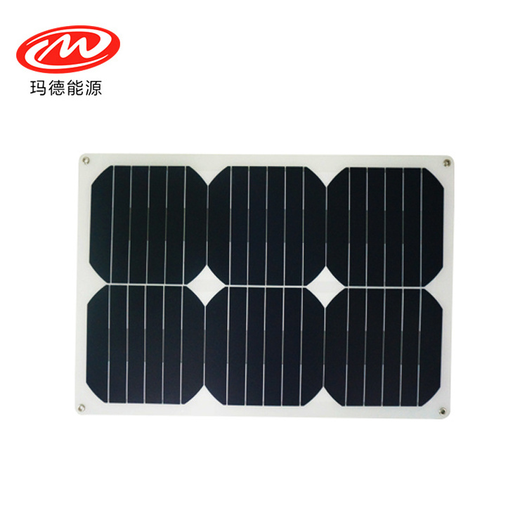 High efficiency 420mm*280mm 19.8 volt 20 watt sunpower semi-flexible solar panel