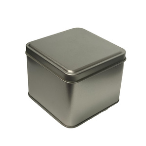 Factory Direct Sale Cookies Metal Tin Box Food Grade Square Tin Metal Box