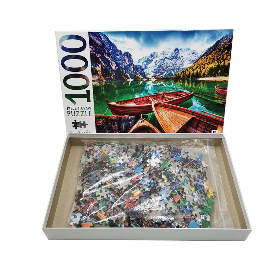 Wholesale High Quality 1000 Pieces Custom Logo Jigsaw Puzzle Making Machine