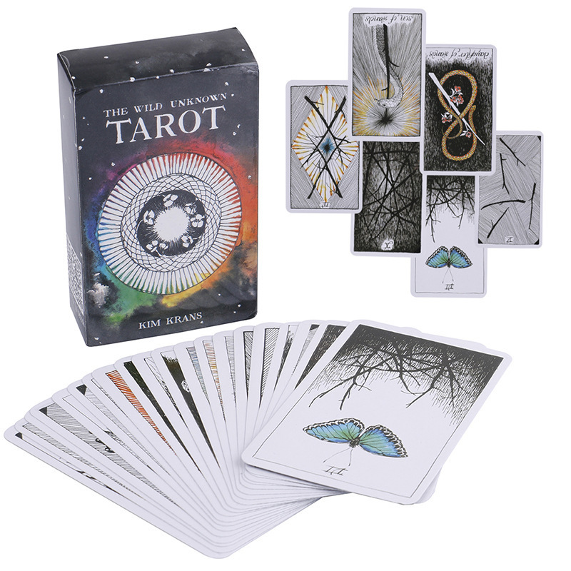 Wholesale custom tarot game cards with high quality cards oracle deck  printing playing card