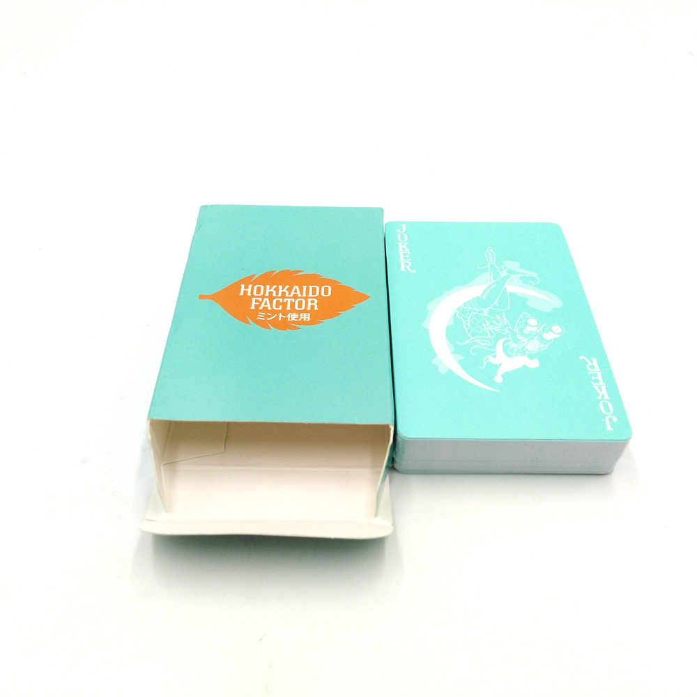 factory manufacturer custom design printed machine business waterproof poker game playing card pvc plastic card