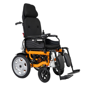 Fully automatic electric high back electric full sleeper comfortable and easy to operate simple and safe electric wheelchair