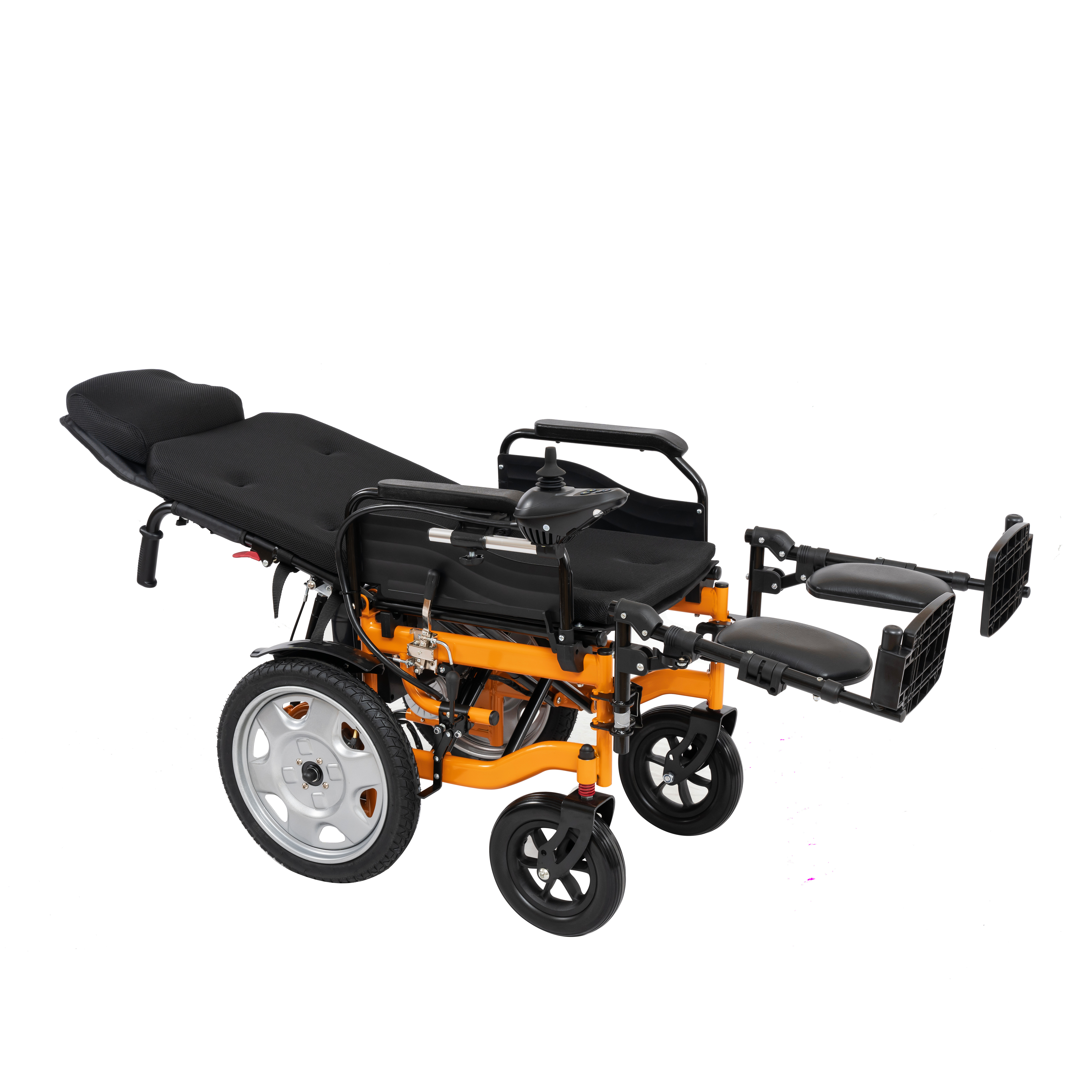 New Trending High Back Electric Recline Wheelchair Handicapped Scooter Wheelchair Easy to Operate and Safe for Simple Use